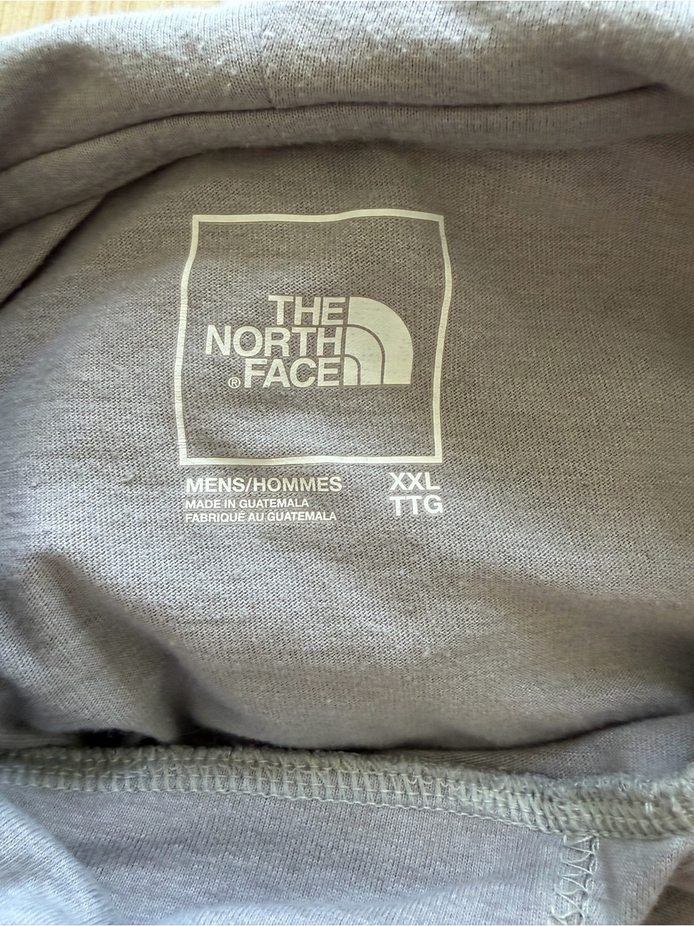 The North Face Lightweight Graphic Hooded Long Sleeve Tee Gray Men’s XXL - Picture 3 of 4